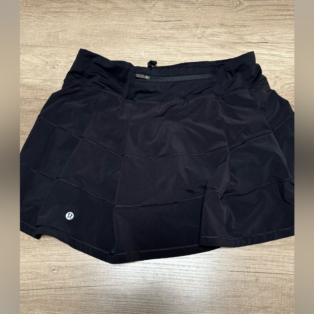 Black Mini Athletic Skirt